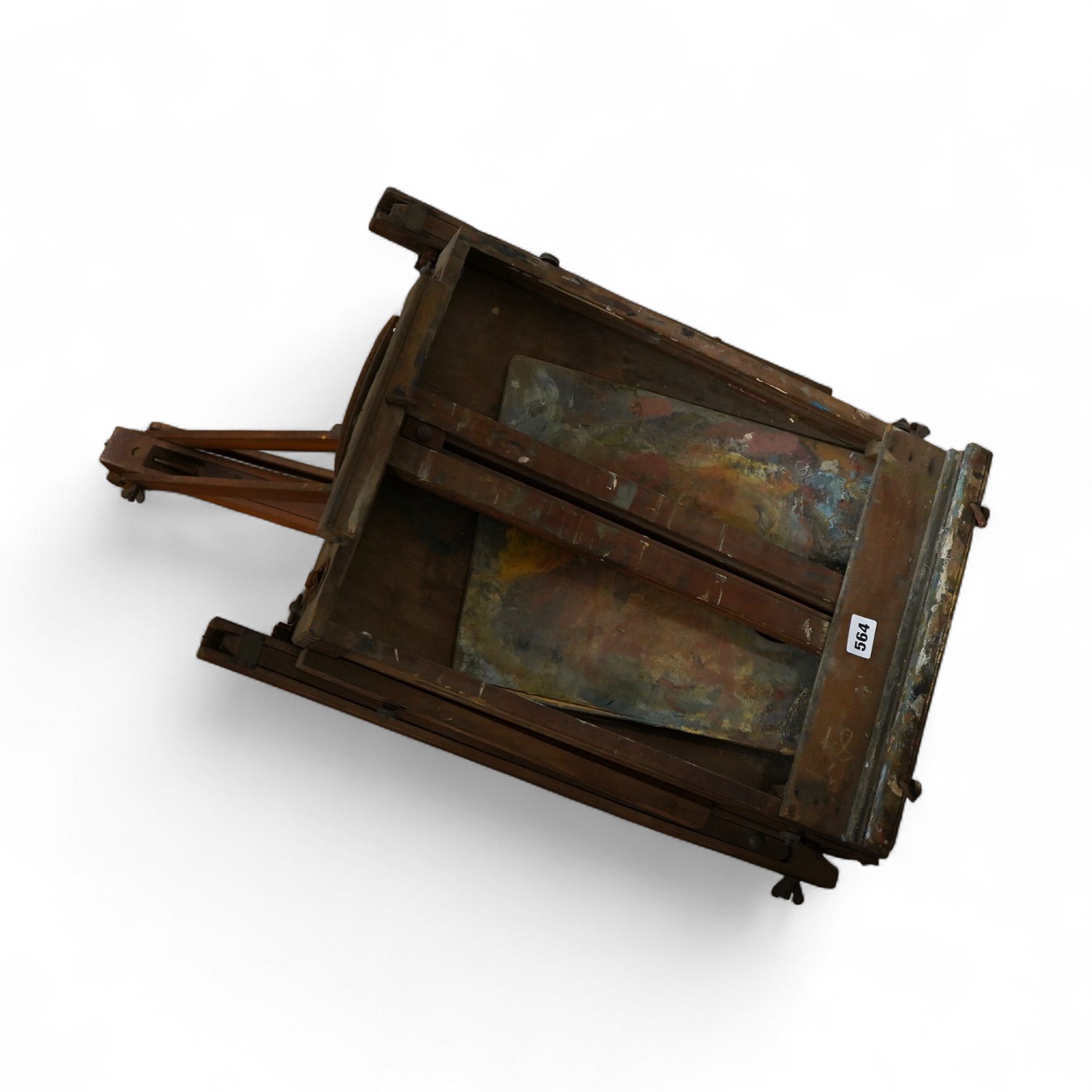 John Hilliard (b.1945), his former portable artist's easel